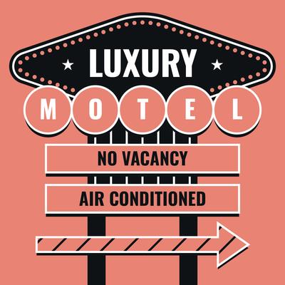 two color retro sign