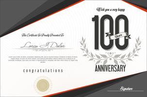 anniversary background vector