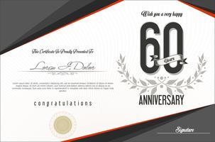 anniversary background vector