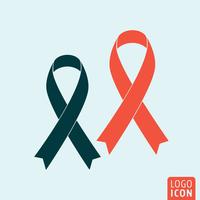 Ribbon awareness icon