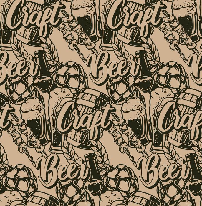 Beer Pattern Vector Art, Icons, and Graphics for Free Download