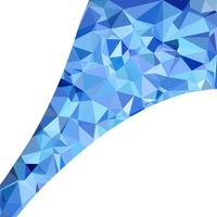 Blue Polygonal Mosaic Background, Creative Design Templates vector