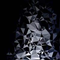 Black Polygonal Mosaic Background, Creative Design Templates vector