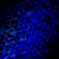 Blue Polygonal Mosaic Background, Creative Design Templates vector