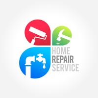 House Repair Business Symbol Design vector