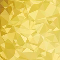 Fondo amarillo mosaico poligonal, plantillas de diseño creativo vector