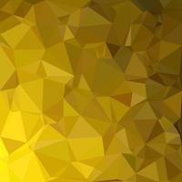 Fondo amarillo mosaico poligonal, plantillas de diseño creativo vector