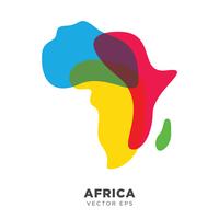 Vector creativo del mapa de África, vector eps 10