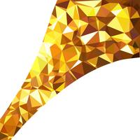 Yellow Polygonal Mosaic Background, Creative Design Templates vector