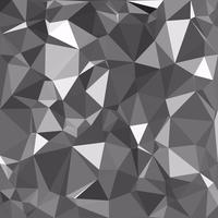 Fondo de mosaico poligonal negro, plantillas de diseño creativo vector