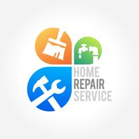 House Repair Business Symbol Design vector