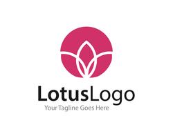 Lotus Logo Icon Vector Illustration