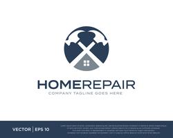 Home Repair Build Logo Icon Vector