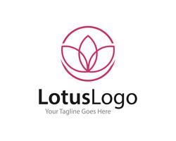 Lotus Logo Icon Vector Illustration