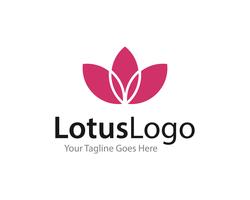 Lotus Logo Icon Vector Illustration