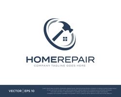 Home Repair Build Logo Icon Vector