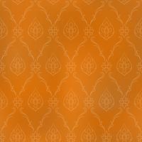 Seamless lined pattern thai art background decoration. vector
