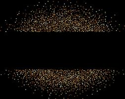 waterfalls golden glitter sparkle-bubbles champagne particles stars black background happy new year holiday concept. vector