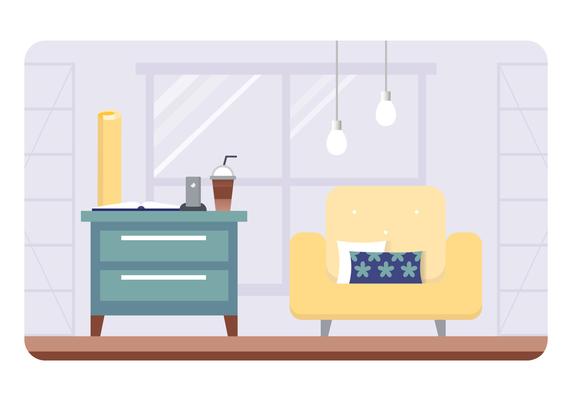 Vector Livingroom Illustration