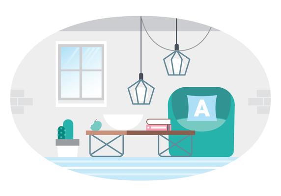 Vector Livingroom Illustration