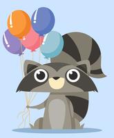 Happy Birthday Animals vector