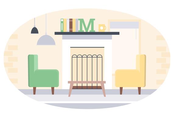 Vector Livingroom Illustration