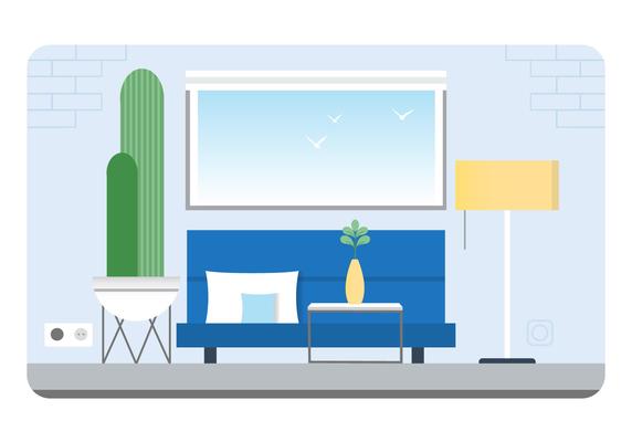 Vector Livingroom Illustration