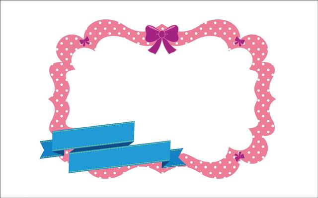 Photo frame with vector format.