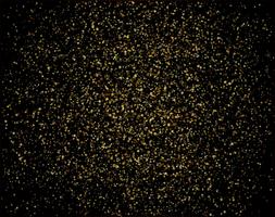 cascadas brillo dorado brillo burbujas burbujas partículas estrellas fondo negro feliz año nuevo concepto de vacaciones.
