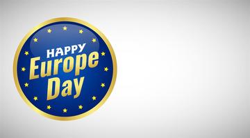 Día de Europa. Día festivo anual en mayo. Es el nombre de dos días anuales de observancia: el 5 de mayo por el Consejo de Europa y el 9 de mayo por la Unión Europea. Cartel, tarjeta, banner y fondo. Foto de archivo - Vektör vector