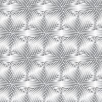 Vector monochrome decorative elements seamless pattern.