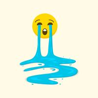 Llorando Emoji vector