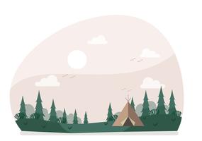 Vector paisaje ilustración