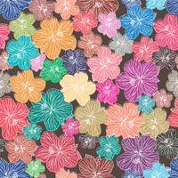 Floral element seamless background. vector
