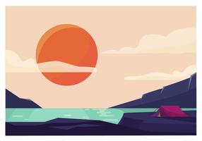 Vector paisaje ilustración