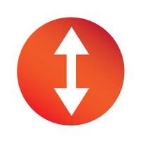 simple arrow sign icon  vector