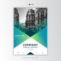 Informe Anual Corporativo, Diseño creativo. vector