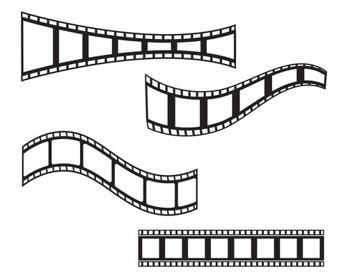 film strip  icon vector illustration template