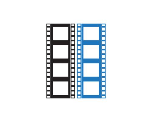 film strip  icon vector illustration template