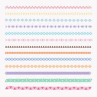 Set Of Colorful line grunge hand drawn textures.	 vector