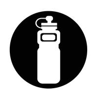 sport water bottle icon vector