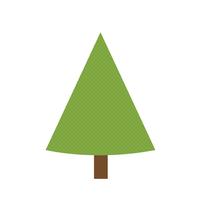 Icono de arbol de navidad vector