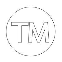 Trademark Symbol Icon vector