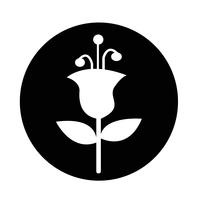 Icono de flor vector