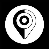 Map pointer icon vector