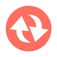 simple arrow sign icon vector