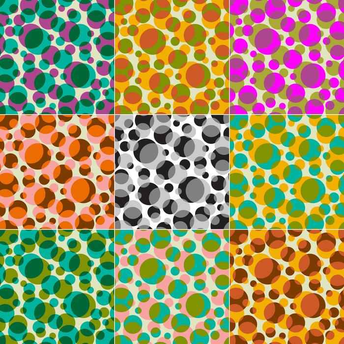 Hand drawn retro geometric circles pattern 673850 Vector Art at Vecteezy