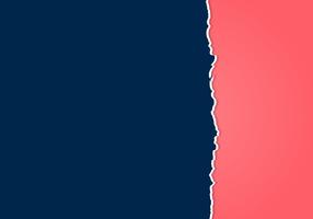 Abstract ripped dark blue and pink paper ragged edge with space for text. vector