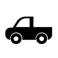 icono de coche signo vector