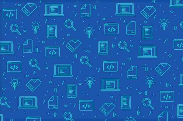 Web designer tools icon pattern background